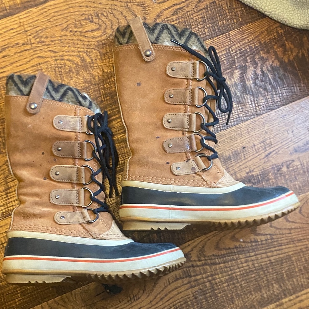 Sorel Lace-Up Waterproof Winter Boots